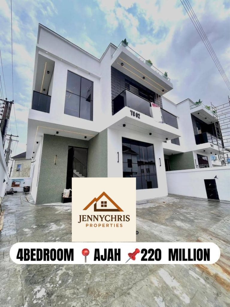 Stunning Luxury 4 Bed Fully Detached Duplex With Bq for Sale.